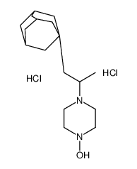 1-[1-(1-adamantyl)propan-2-yl]-4-hydroxypiperazine,dihydrochloride Structure