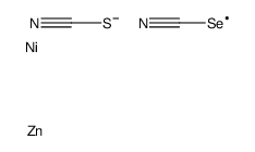 λ1-selanylformonitrile,nickel,zinc,thiocyanate结构式