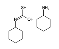 cyclohexanamine,cyclohexylcarbamothioic S-acid结构式