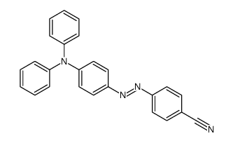 4-[[4-(N-phenylanilino)phenyl]diazenyl]benzonitrile Structure