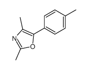 2,4-dimethyl-5-(4-methylphenyl)-1,3-oxazole结构式