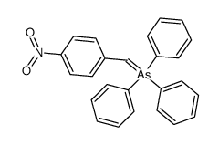 (4-nitrobenzylidene)triphenyl-5-arsane结构式