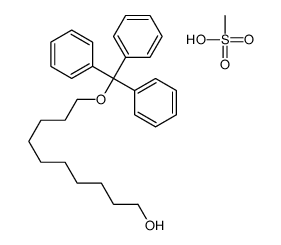 methanesulfonic acid,10-trityloxydecan-1-ol Structure