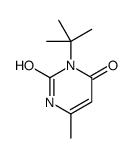 3-tert-butyl-6-methyluracil Structure