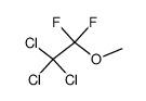 2,2,2-Trichloro-1,1-difluoroethyl methyl ether Structure