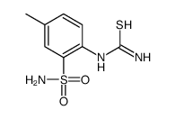 (4-methyl-2-sulfamoylphenyl)thiourea Structure