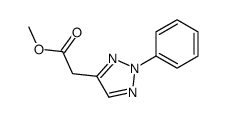 methyl 2-(2-phenyltriazol-4-yl)acetate Structure