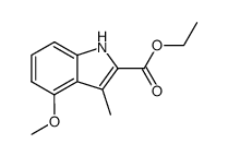 4-methoxy-3-methyl-indole-2-carboxylic acid ethyl ester Structure