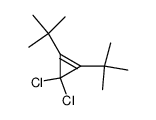 3,3-dichloro-1,2-di(t-butyl)cyclopropene Structure