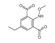 4-ethyl-N-methoxy-2,6-dinitroaniline Structure