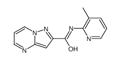 Pyrazolo[1,5-a]pyrimidine-2-carboxamide, N-(3-methyl-2-pyridinyl)- (9CI)结构式