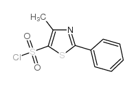 4-methyl-2-phenyl-1,3-thiazole-5-sulfonyl chloride structure