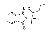 ethyl 2-(1,3-dioxoisoindolin-2-yl)propanoate结构式