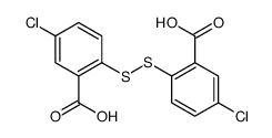 2-[(2-carboxy-4-chlorophenyl)disulfanyl]-5-chlorobenzoic acid Structure
