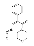 4-(3-isocyanato-2-phenyl-acryloyl)-morpholine结构式