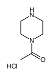 Piperazine, 1-acetyl-, Monohydrochloride structure