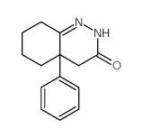 4a-Phenyl-4,4a,5,6,7,8-hexahydro-3(2H)-cinnolinone结构式