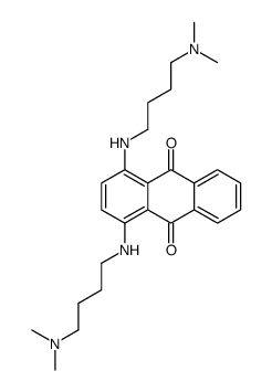 1,4-Bis((4-(dimethylamino)butyl)amino)-9,10-anthracenedione structure