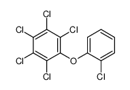 1,2,3,4,5-pentachloro-6-(2-chlorophenoxy)benzene Structure