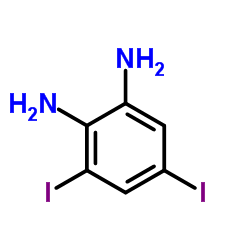 3,5-Diiodo-1,2-benzenediamine结构式