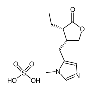(+)-pilocarpine, sulfate结构式