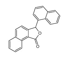 3-[1]naphthyl-3H-naphtho[1,2-c]furan-1-one Structure