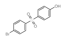 4-(4-bromophenyl)sulfonylphenol结构式