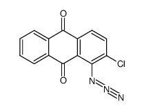 1-azido-2-chloro-anthraquinone结构式