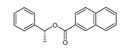 (R)-1-phenylethyl 2-naphthoate结构式