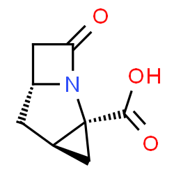 1-Azatricyclo[4.2.0.02,4]octane-2-carboxylicacid,8-oxo-,(2alpha,4alpha,6beta)-(9CI) structure