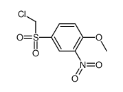 4-(chloromethylsulfonyl)-1-methoxy-2-nitrobenzene Structure