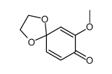 7-methoxy-1,4-dioxaspiro[4.5]deca-6,9-dien-8-one Structure