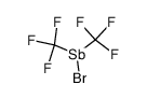 bromobis(trifluoromethyl)stibane结构式