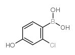 (2-Chloro-4-hydroxyphenyl)boronic acid Structure
