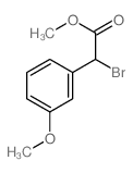 methyl 2-bromo-2-(3-methoxyphenyl)acetate structure