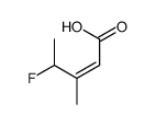 4-fluoro-3-methylpent-2-enoic acid结构式