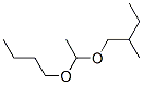 acetaldehyde butyl 2-methyl butyl acetal structure