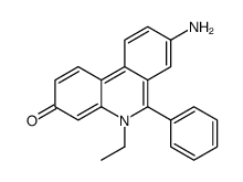 8-amino-5-ethyl-6-phenylphenanthridin-3-one结构式