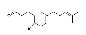 6-hydroxy-6,9,13-trimethyltetradeca-8,12-dien-2-one Structure