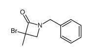 1-benzyl-3-bromo-3-methylazetidin-2-one结构式
