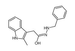 2-Methyl-1H-indole-3-acetic acid 2-(phenylmethyl)hydrazide picture