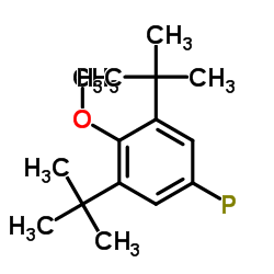 3,5-di-tert-butyl-4-methoxyphenylphosphine结构式