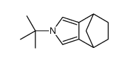 2-(tert-Butyl)-4,5,6,7-tetrahydro-4,7-methanoisoindole结构式