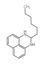 2-hexyl-2,3-dihydro-1H-perimidine结构式