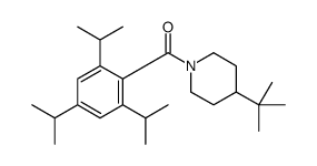 (4-tert-butylpiperidin-1-yl)-[2,4,6-tri(propan-2-yl)phenyl]methanone Structure