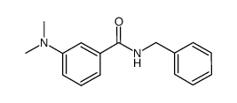 N-benzyl-3-(dimethylamino)benzamide Structure