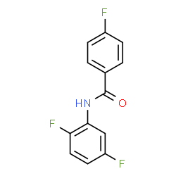 N-(2,5-Difluorophenyl)-4-fluorobenzamide结构式