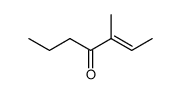 3-methyl-hept-2-en-4-one Structure