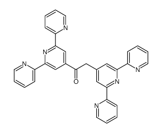 1,2-bis(2,6-dipyridin-2-ylpyridin-4-yl)ethanone结构式