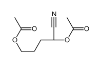 [(4S)-4-acetyloxy-4-cyanobutyl] acetate Structure